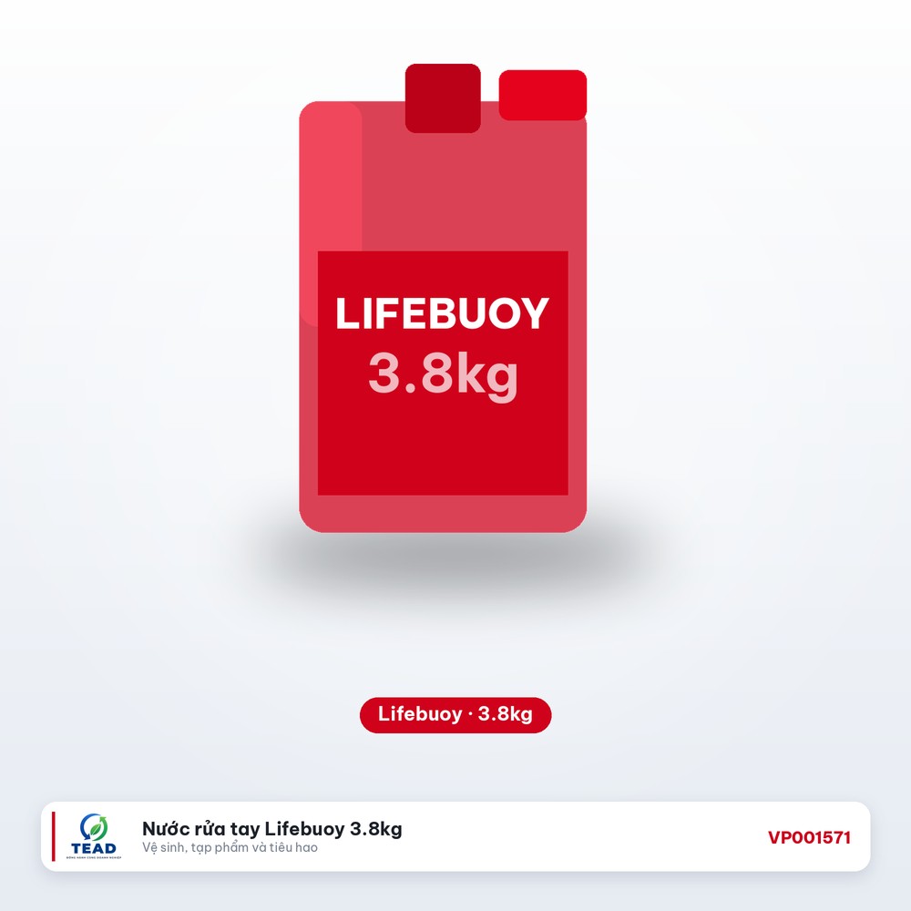 [VP001571] Nước rửa tay Lifebuoy 3.8kg