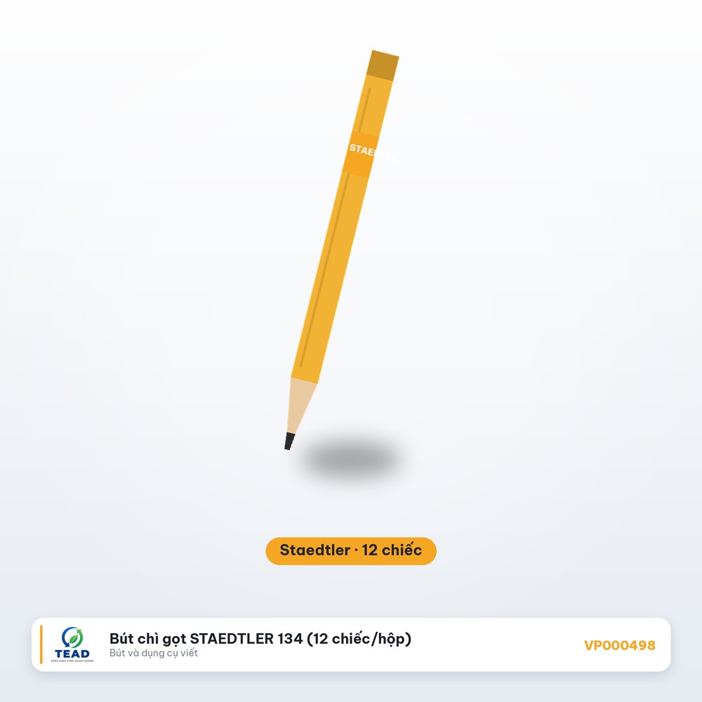 Bút chì gọt STAEDTLER 134 (12 chiếc/hộp)