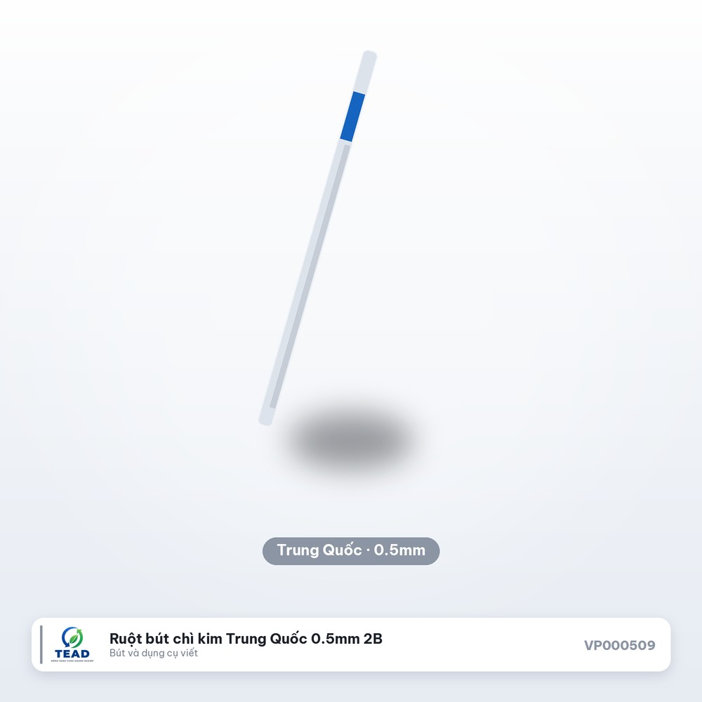 [VP000509] Ruột bút chì kim Trung Quốc 0.5mm 2B