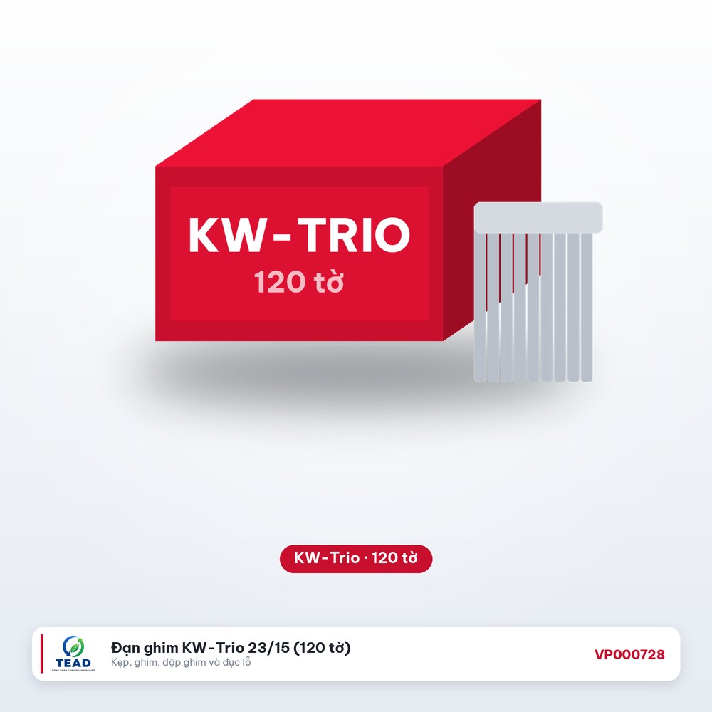 Đạn ghim KW-Trio 23/15 (120 tờ)